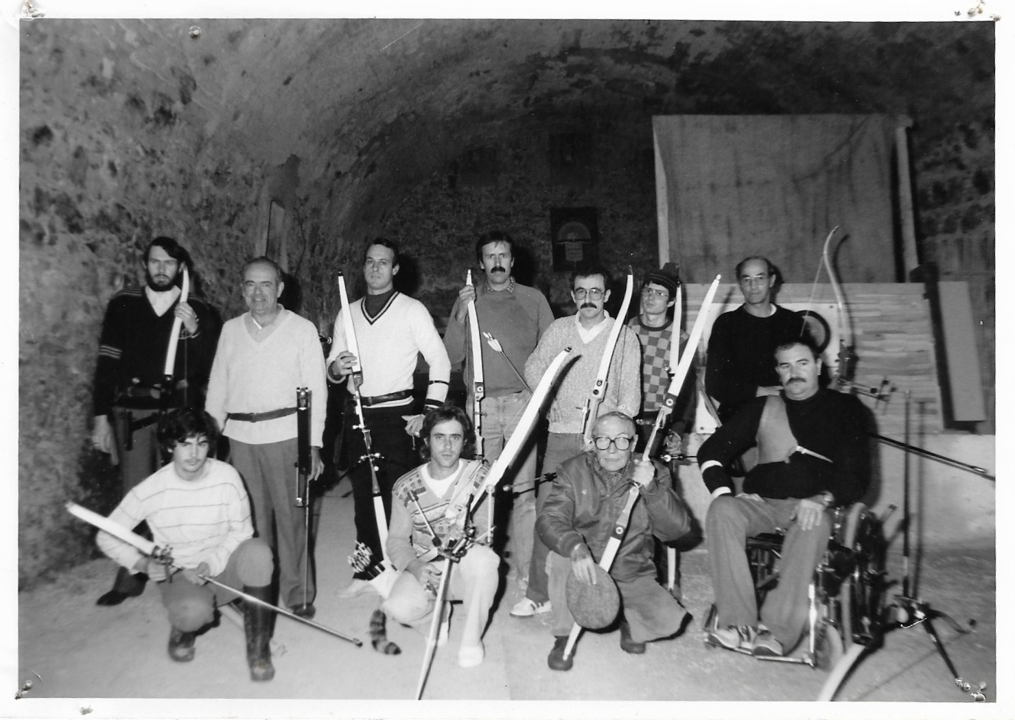 Photo historique de la Compagnie des Archers Agathois